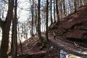 23 Strada sterrata in saliscendi poi nel  bosco di faggeta